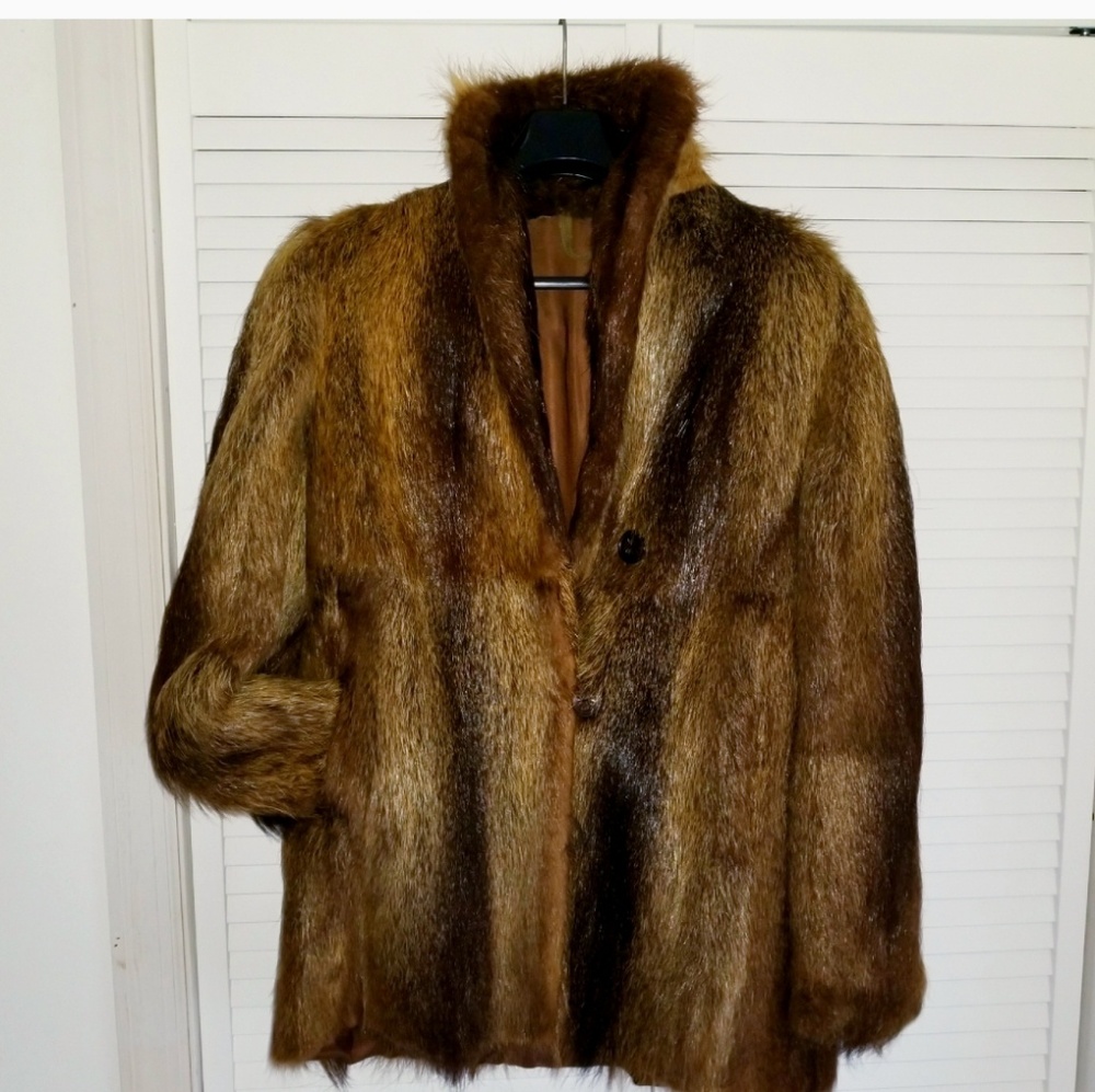 Real Nutria Fur Coat 💯